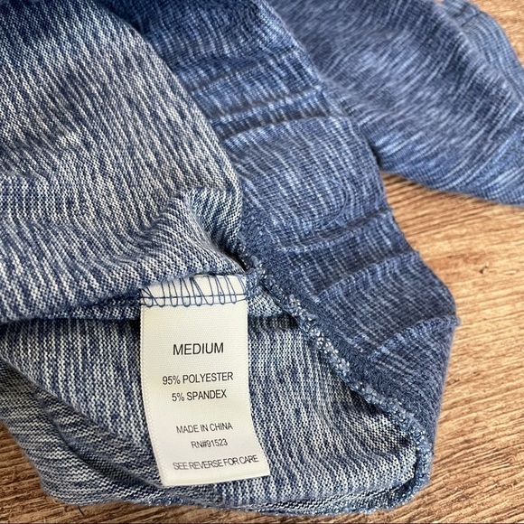 Lounge Pants with Drawstring Waistband Blue - Picture 3 of 3